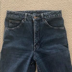 edwin vintage (1990s) dark blue jeans